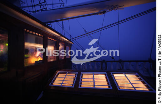 A bord du Belem - © Philip Plisson / Plisson La Trinité / AA35522 - Nos reportages photos - Voile
