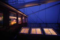 Aboard the Belem © Philip Plisson / Plisson La Trinité / AA35522 - Photo Galleries - Three masts