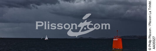 La baie de Morlaix - © Philip Plisson / Plisson La Trinité / AA35527 - Nos reportages photos - Site [29]