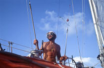 Guy delage © Philip Plisson / Plisson La Trinité / AA35656 - Photo Galleries - Sailing Race