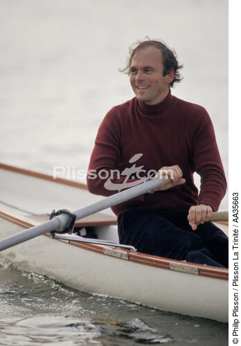 French sailor Gerard D'Aboville - © Philip Plisson / Plisson La Trinité / AA35663 - Photo Galleries - Personality