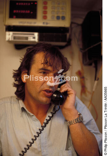 Jean-Yves Terlain - © Philip Plisson / Plisson La Trinité / AA35665 - Photo Galleries - Personality