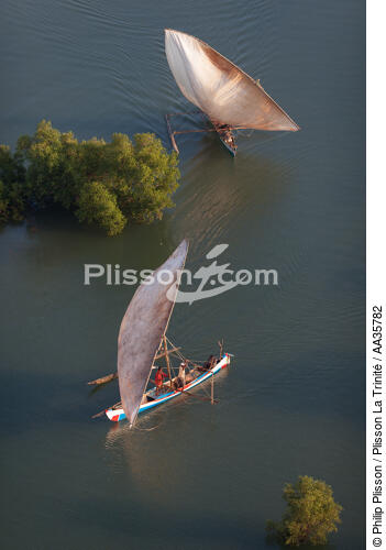 Majunga, North West coast of Madagascar. - © Philip Plisson / Plisson La Trinité / AA35782 - Photo Galleries - Rowing boat