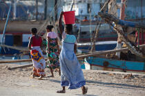 Port de Majunga, côtes Nord Ouest de Madagascar. © Philip Plisson / Plisson La Trinité / AA35844 - Nos reportages photos - Port