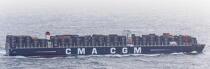 The container door Marco Polo © Philip Plisson / Pêcheur d’Images / AA35944 - Photo Galleries - CMA CGM Marco Polo