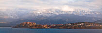 Calvi Port © Philip Plisson / Plisson La Trinité / AA36002 - Photo Galleries - Horizontal panoramic