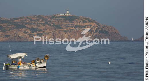 Pointe de la Revelata - © Philip Plisson / Plisson La Trinité / AA36010 - Nos reportages photos - Phare [Corse]