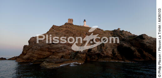 la Giraglia, Cap Corse - © Philip Plisson / Plisson La Trinité / AA36103 - Photo Galleries - Tower