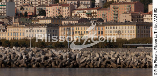 Bastia - © Philip Plisson / Plisson La Trinité / AA36152 - Photo Galleries - Town [Corsica]
