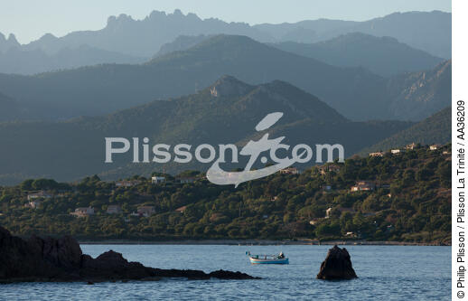 Corse Sud Est - © Philip Plisson / Plisson La Trinité / AA36209 - Nos reportages photos - Bateau de pêche
