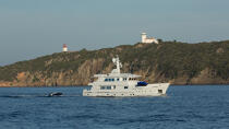 Golfe de Porto-Vecchio © Philip Plisson / Plisson La Trinité / AA36236 - Nos reportages photos - Motor-yacht