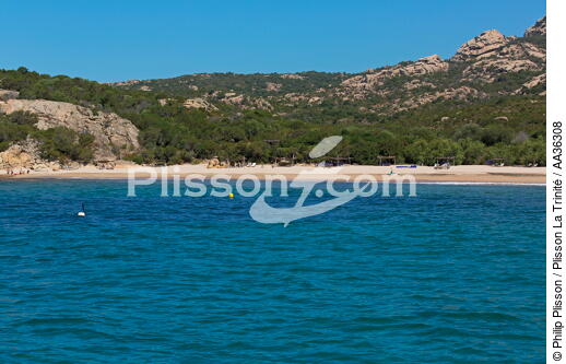 Corsica - © Philip Plisson / Plisson La Trinité / AA36308 - Photo Galleries - Beach