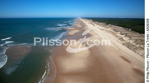 Aquitaine beach - © Philip Plisson / Plisson La Trinité / AA36358 - Photo Galleries - Geomorphology