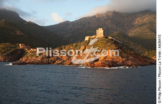 Le golfe de Girolata, Corse - © Philip Plisson / Plisson La Trinité / AA36415 - Nos reportages photos - D'Ajaccio à la pointe de la Revellata