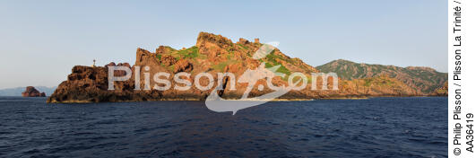 La réserve naturelle de la presqu'île de Scandola, Corse - © Philip Plisson / Plisson La Trinité / AA36419 - Nos reportages photos - La France vue de la mer