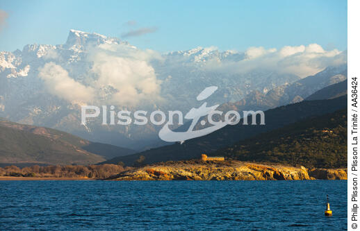 Corse - © Philip Plisson / Plisson La Trinité / AA36424 - Nos reportages photos - D'Ajaccio à la pointe de la Revellata