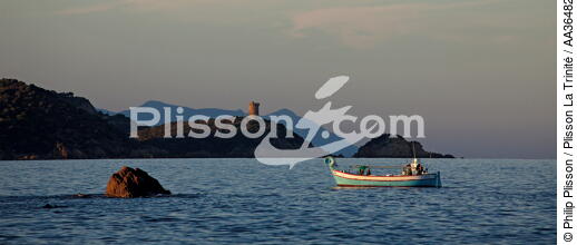 Corsica - © Philip Plisson / Plisson La Trinité / AA36482 - Photo Galleries - Fishing vessel