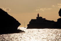 Bonifacio, Corsica © Philip Plisson / Pêcheur d’Images / AA36485 - Photo Galleries - Backlit