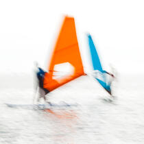 Planches voiles © Philip Plisson / Plisson La Trinité / AA36589 - Nos reportages photos - Sport nautique