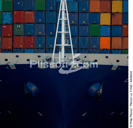 CMA CGM Jules Verne - © Philip Plisson / Plisson La Trinité / AA36634 - Photo Galleries - Containership