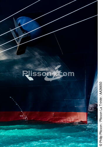 CMA CGM Jules Verne - © Philip Plisson / Plisson La Trinité / AA36650 - Nos reportages photos - Porte-conteneurs