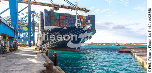CMA CGM Jules Verne - © Philip Plisson / Plisson La Trinité / AA36658 - Nos reportages photos - Transport maritime