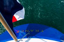Le 12 mètres JI France en baie de Quiberon © Philip Plisson / Plisson La Trinité / AA36721 - Nos reportages photos - Monocoque