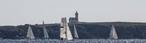 Le Tour de Belle-Ile 2013 © Philip Plisson / Plisson La Trinité / AA36796 - Nos reportages photos - Panoramique horizontal