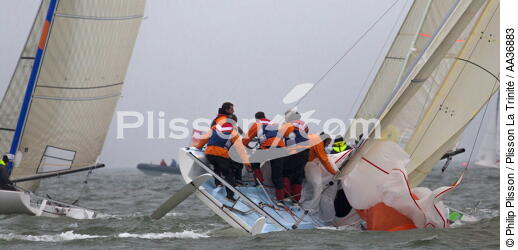 Spi Ouest-France 2013 - © Philip Plisson / Plisson La Trinité / AA36883 - Photo Galleries - Sailing boat