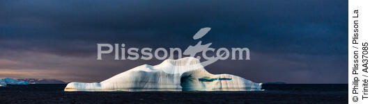 Fin d'été sur la côte ouest du Groenland - © Philip Plisson / Plisson La Trinité / AA37085 - Nos reportages photos - Glace
