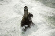 Petra stormon la Vieille lighthouse © Philip Plisson / Plisson La Trinité / AA37152 - Photo Galleries - Weather