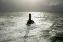 Petra stormon la Vieille lighthouse © Philip Plisson / Plisson La Trinité / AA37155 - Photo Galleries - Weather