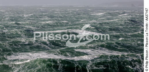 Petra storm in the Fromveur passage - © Philip Plisson / Plisson La Trinité / AA37167 - Photo Galleries - Storm at sea