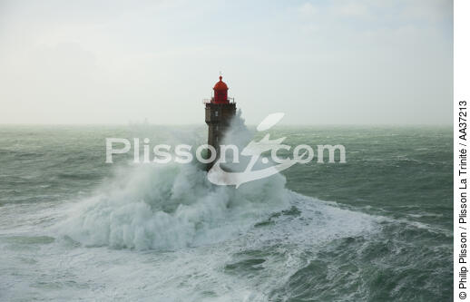 Phare de la Jument - © Philip Plisson / Plisson La Trinité / AA37213 - Nos reportages photos - Mer