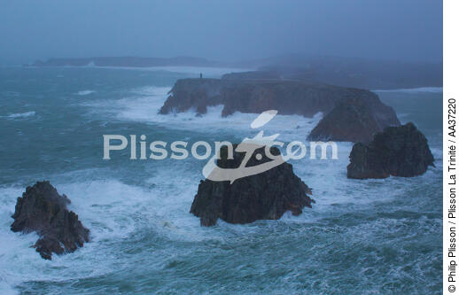 Les Tas de pois - © Philip Plisson / Plisson La Trinité / AA37220 - Nos reportages photos - Paysage littoral