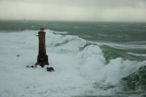 Nividic lighthouse © Philip Plisson / Plisson La Trinité / AA37226 - Photo Galleries - Wave