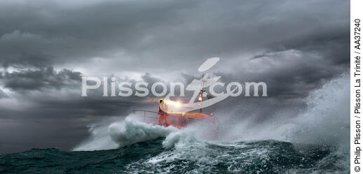 Canot SNSM De la Grande Motte - © Philip Plisson / Plisson La Trinité / AA37240 - Nos reportages photos - Canot de sauvetage