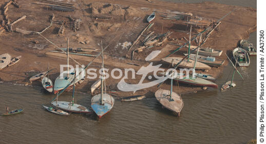 The Nil delta - Egypte - © Philip Plisson / Plisson La Trinité / AA37360 - Photo Galleries - Fishing vessel