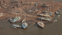The Nil delta - Egypte © Philip Plisson / Plisson La Trinité / AA37360 - Photo Galleries - Fishing vessel