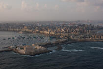 Alexandrie - Egypte © Philip Plisson / Plisson La Trinité / AA37371 - Nos reportages photos - Vue aérienne