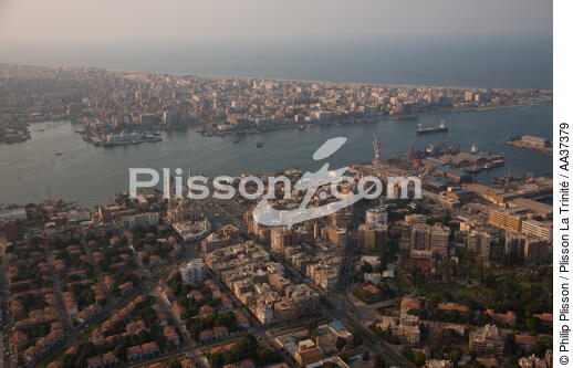 Port Saïd - Egypte - © Philip Plisson / Plisson La Trinité / AA37379 - Nos reportages photos - Site [Egypte]