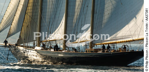 La Goélette "Atlantic" - © Philip Plisson / Plisson La Trinité / AA37381 - Nos reportages photos - Yachting