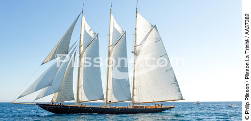 La Goélette "Atlantic" - © Philip Plisson / Plisson La Trinité / AA37382 - Nos reportages photos - Goélette [Yachting]