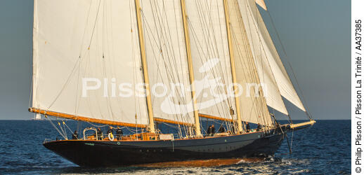 "Atlantic" - © Philip Plisson / Plisson La Trinité / AA37385 - Photo Galleries - Schooner [Yachting]