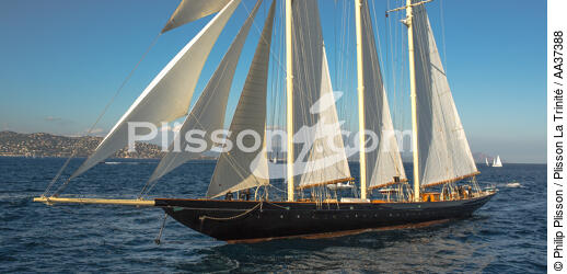 La Goélette "Atlantic" - © Philip Plisson / Plisson La Trinité / AA37388 - Nos reportages photos - Course