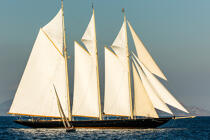 Atlantic sail Boat © Philip Plisson / Plisson La Trinité / AA37391 - Photo Galleries - Schooner [Yachting]