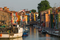 L'île de Burano © Philip Plisson / Plisson La Trinité / AA37451 - Nos reportages photos - Lagune de Venise