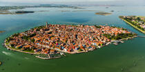 L'île de Burano © Philip Plisson / Plisson La Trinité / AA37459 - Nos reportages photos - La Lagune de Venise
