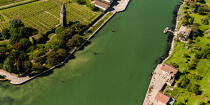 Burano island © Philip Plisson / Plisson La Trinité / AA37460 - Photo Galleries - Venetian lagoon