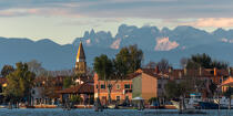L'île de Burano © Philip Plisson / Plisson La Trinité / AA37465 - Nos reportages photos - Lagune de Venise